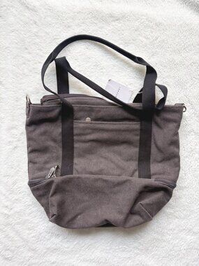 Lo & Sons Catalina Day Tote Midnight Ash Recycled Wash Canvas